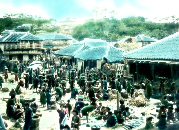 Country village market, Daikon